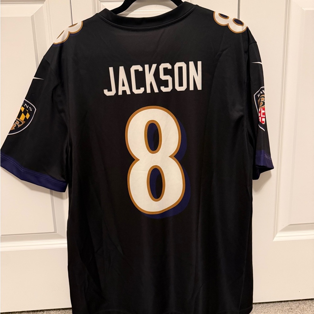 Lamar Jackson NFL Black Dri-Fit Jersey Large